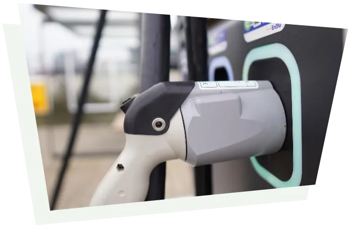Ladestecker einer Wallbox für Elektroautos